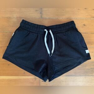 Vuori halo performance shorts, black heather, size xxs